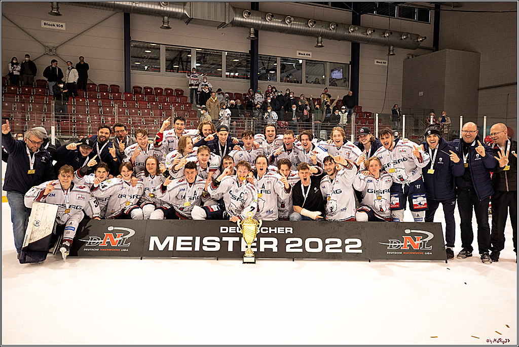 U20-DNL Meisterschaftsfinale;  Koelner Junghaie - Eisbaeren Juniors Berlin; Koeln, 27.03.2022